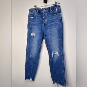 Gap Cheeky Straight Distressed Jeans